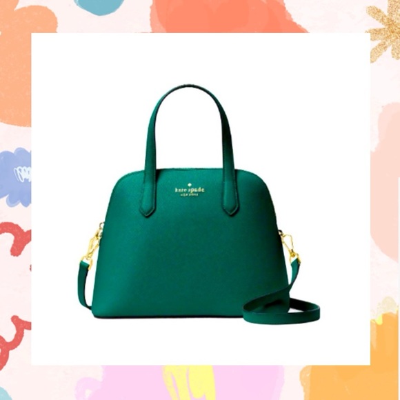 NWT Kate Spade Schuyler Medium Dome Satchel Deep Jade. - Picture 8 of 8